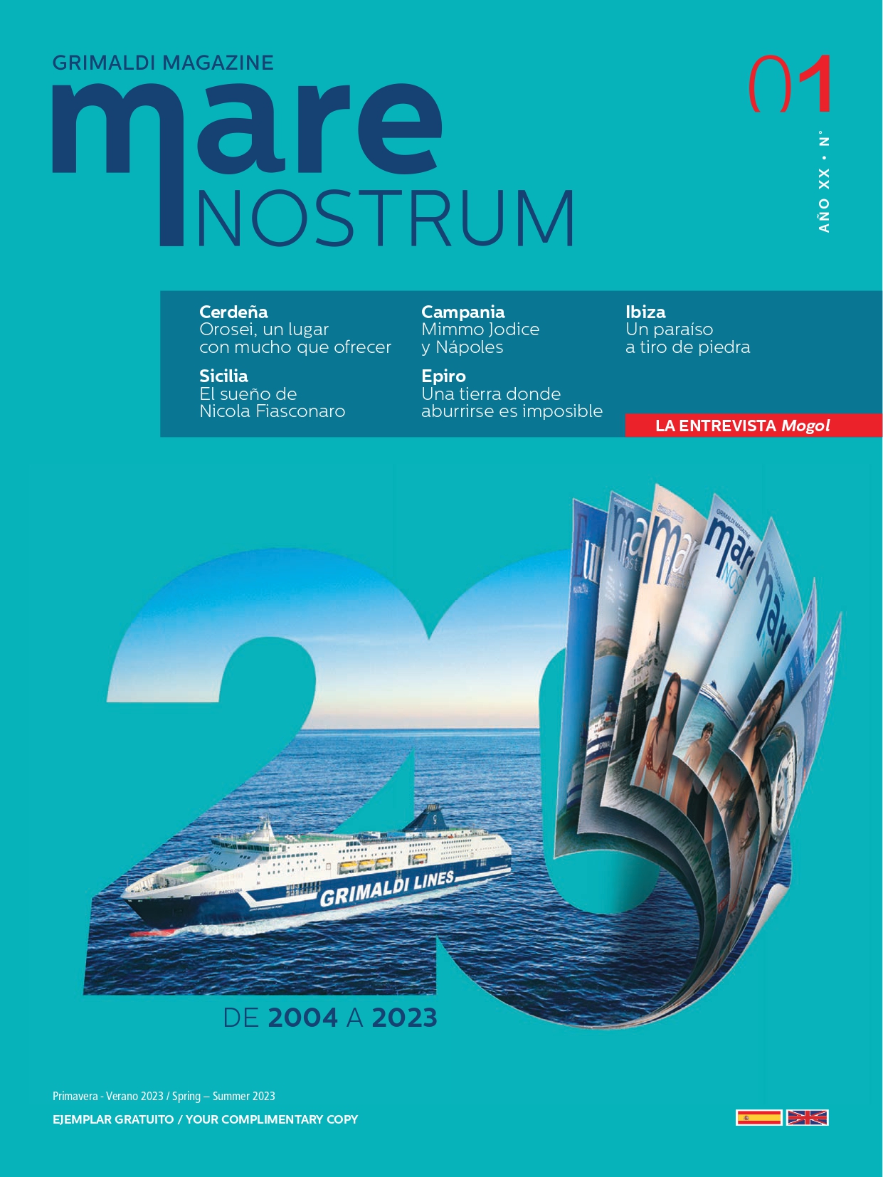 Grimaldi Magazine Mare Nostrum (Anno XX n. 1) Spagnolo-Inglese